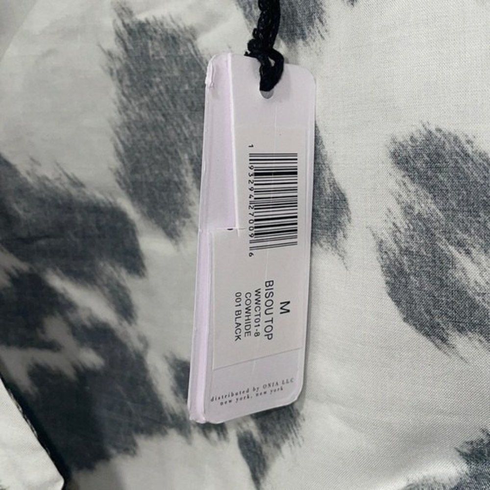 WeWoreWhat Printed Cotton-Blend Cropped Top Size Medium - Picture 5 of 8